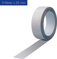 MAUL metaalband Standaard lijst zelfklevend, ft 50m x 35mm, wit, op lengte te knippen - thumbnail