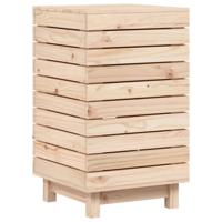 VidaXL Wasmand 44x44x76 cm massief grenenhout - thumbnail