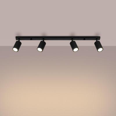 Plafondlamp KARBON 4L zwart