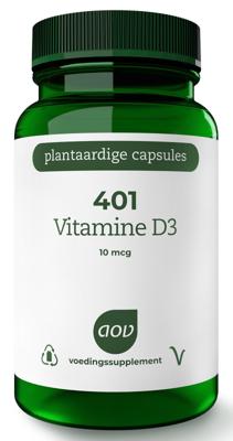 AOV 401 Vitamine D3 10 mcg Vegacaps AOV 401 Vitamine D3 10 mcg Vegacaps
