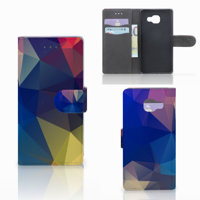 Samsung Galaxy A5 2016 Bookcase Polygon Dark - thumbnail