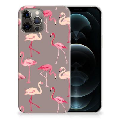 iPhone 12 Pro Max | TPU Hoesje | Flamingo