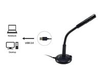 Equip 245340 microfoon Zwart Tafelmicrofoon - thumbnail