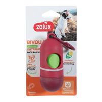 ZOLUX BVK POEPZAKHOUDER + 15 POEPZAKJES ROOD - thumbnail