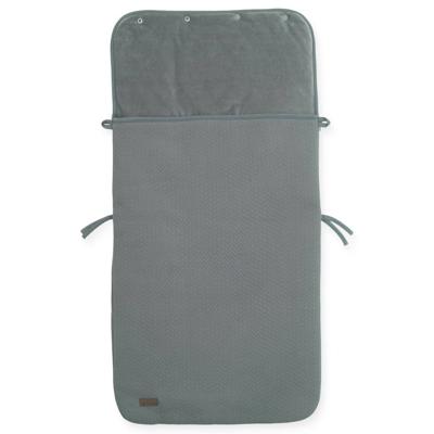 Jollein Voetenzak Brick fluweel stormgrijs