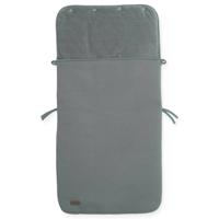 Jollein Voetenzak Brick fluweel stormgrijs - thumbnail