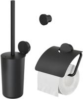 Geesa Opal toilet accessoires 3-delig zwart - thumbnail