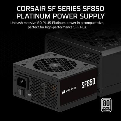 SFX modulaire voeding - CORSAIR - SF-serie SF850 - 80 PLUS Platinum - thumbnail