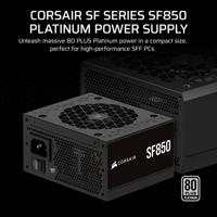 Corsair SF Series SF850 PC-netvoeding 850 W SFX 80 Plus Platinum - thumbnail