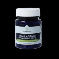 Vitamine D3 & K2 in MCT-olie voor verhoogde opname 90 Softgels - thumbnail