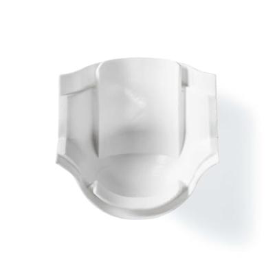 Kabelmanagement | Buis | Over de hoek | 1 Stuks | PVC | Wit