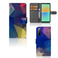 Sony Xperia 10 IV | Book Case | Polygon Dark - thumbnail