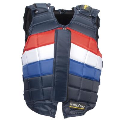 Sir Lancelot Dutch Design kinder Bodyprotector donkerblauw maat:14 Sir Lancelot Dutch Design kinder Bodyprotector donkerblauw maat:14