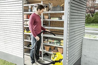 KARCHER WD 3 draadloze water- en stofzuiger - Blaasfunctie - Tank van 17 liter - 300 W - thumbnail