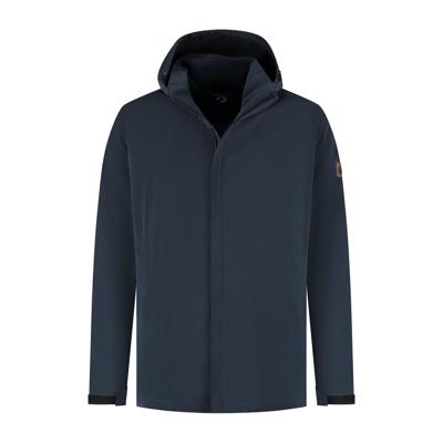 Travelin' Men - Waterproof jack - Marine - Maat XL