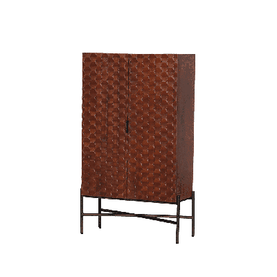 Tower Living Opbergkast 'Paola' Mangohout, 160 x 90cm Tower Living Opbergkast 'Paola' Mangohout, 160 x 90cm