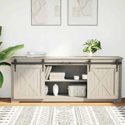 VidaXL Ophangset voor schuifdeur 152 cm koolstofstaal