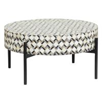 Tower Living Ronde Salontafel 'Brendola' Bone inlay, 60cm - thumbnail