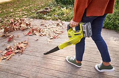 Ryobi OBL1820S cordless leaf blowers 245 km/h Zwart, Groen - thumbnail