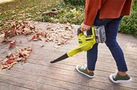 Ryobi OBL1820S cordless leaf blowers 245 km/h Zwart, Groen - thumbnail