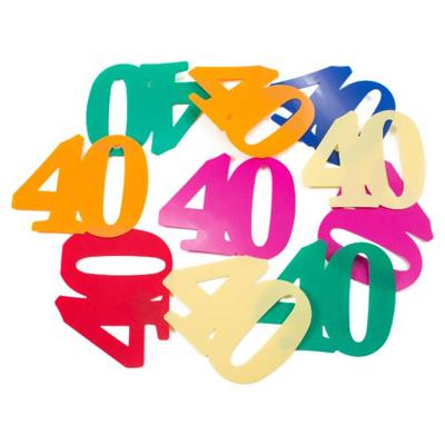 Jumbo confetti 40 jaar Jumbo confetti 40 jaar
