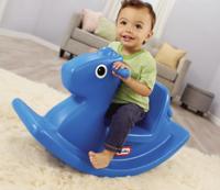 Little Tikes schommelpaard - blauw - thumbnail