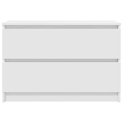 Tv-meubel 80x35x54 cm spaanplaat wit
