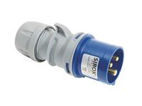 Cee stekker 3p 16a blauw - thumbnail