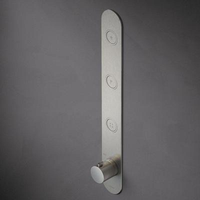 Douchethermostaat Hotbath Cobber Inbouw 3 Pushbuttons Verouderd IJzer (excl. inbouwdeel)