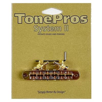 TonePros T3BP Gold USA Locking TOM Style Bridge