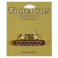 TonePros T3BP Gold USA Locking TOM Style Bridge - thumbnail