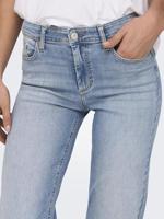 Only Onlblush Mid Straight Dnm Tai467 Noos Straight Leg Light Blue Denim - thumbnail