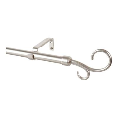 Verlengbare stang Stor Planet Gordijn 160 cm Zilverkleurig