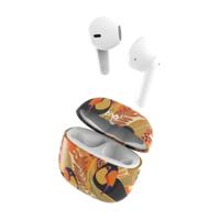 Draadloze oordopjes - T'nb - Exclusiv' - TOUCAN - Inclusief oplaadcase - Bluetooth - Batterijduur van 12 uur - Geel/Oranje - thumbnail