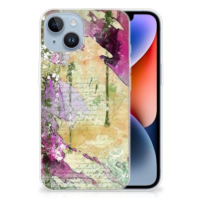 Smartphone hoesje Apple iPhone 14 Letter Painting