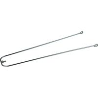 Eurofender spatbordstang 28" draad 350mm pad bev. verzinkt - thumbnail