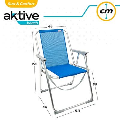 Vouwbare Stoel Aktive 44 x 45 x 76 cm