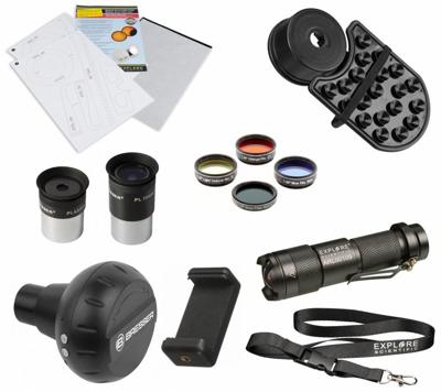 Bresser Telescoop AC 102/1000 Messier Hexafoc EXOS-2 GoTo SET