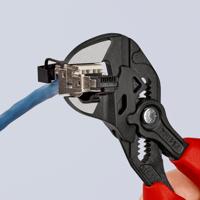 Knipex sleuteltang | lengte 180 mm zwart gefosfateerd | spanwijdte 40 mm meercomponenten mantels | 1 stuk - 86 02 180 - 86 02 180 - thumbnail
