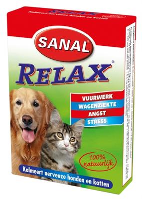 SANAL DOG/CAT RELAX KALMERINGSTABLET 15 TABLETTEN SANAL DOG/CAT RELAX KALMERINGSTABLET 15 TABLETTEN