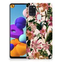 Samsung Galaxy A21s | TPU Case | Flowers - thumbnail
