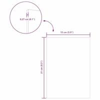 Decoratieve Panelen 50 pcs Gerookt eiken 15 x 21 x 0.3 cm - thumbnail