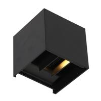 Steinhauer Buitenlamp Boxx incl. LED 2 lichts dag nacht sensor zwart - thumbnail