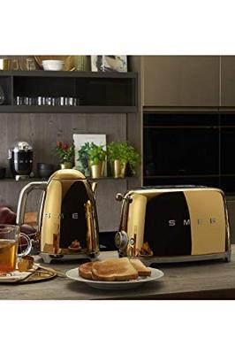 Smeg TSF01GOEU broodrooster 2 snede(n) Goud 950 W