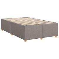 Boxspring met matras stof taupe 120x200 cm - thumbnail