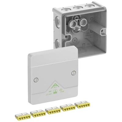 Spelsberg Abox 040-2,5² Aftakkast (l x b x h) 102 x 102 x 57 mm Grijs IP66 1 stuk(s) Spelsberg Abox 040-2,5² Aftakkast (l x b x h) 102 x 102 x 57 mm Grijs IP66 1 stuk(s)