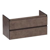 Brauer Joy Edge - Onderkast - 100 cm - met 2 Softclose Lades Greeploos en 1 Sifon Uitsparing - Erosion - thumbnail