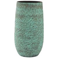 Hoge pot evi antiq bronze bloempot binnen 27 cm - thumbnail