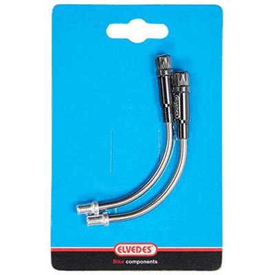 Elvedes Verstelbare v-brake bochtjes 90° rvs (2 stuks)