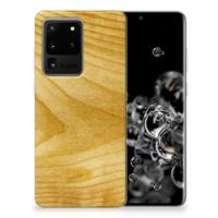 Samsung Galaxy S20 Ultra | Bumper Hoesje | Licht Hout - thumbnail